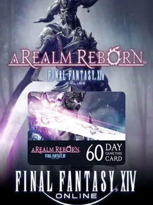 Final Fantasy XIV A Realm Reborn 60 Day Game Time Card